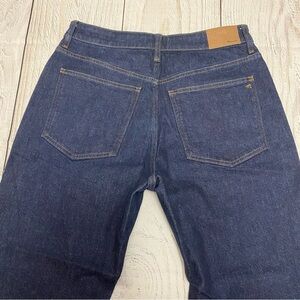 Madewell Women’s Dark Blue Curvy 90’s Straight Jeans size 30